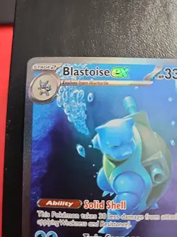 Pokemon TCG Blastoise ex 200/165 Scarlet & Violet 151 Holo Special Illustration - Image 2