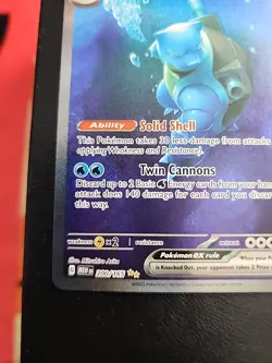 Pokemon TCG Blastoise ex 200/165 Scarlet & Violet 151 Holo Special Illustration - Image 3