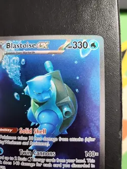 Pokemon TCG Blastoise ex 200/165 Scarlet & Violet 151 Holo Special Illustration - Image 4