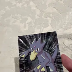 1999 Topps Pokemon Chrome Cards (4), Golduck, Jynx, Slowpole, Mankey, Read - Image 5