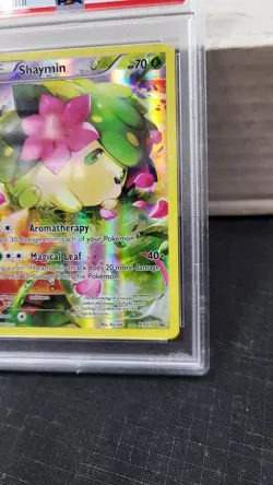 2016 SHAYMIN XY BLACK STAR PROMO MYTHICAL COLLEECTION POKEMON TCG PSA 9 #XY115 - Image 3