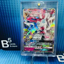 Sylveon GX 92/145 Full Art Ultra Rare Guardians Rising 2017 Pokemon - Image 1