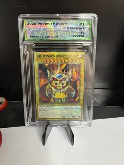 Yu-Gi-Oh! TCG Egyptian God Cards Custom Poncho Pikachu Slabbed Set - Image 3