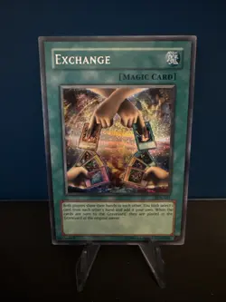 Exchange EDS-001 Prismatic Secret Rare Game Promo Moderate Play Yugioh - Image 1