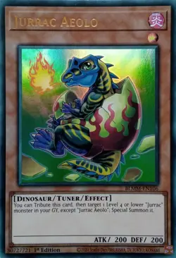 BLMM-EN106 JURRAC AEOLO ULTRA RARE 1ST EDITION YuGiOh CARD - Image 1