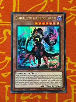 YUGIOH DIABELLSTAR THE BLACK WITCH ULTRA RARE 1ST NM RA03-EN032 - Image 1