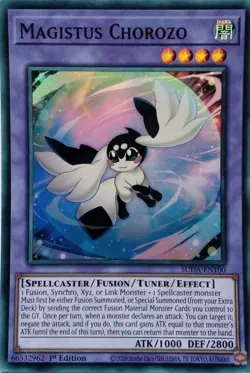 SUDA-EN100 MAGISTUS CHOROZO SUPER RARE 1ST EDITION YuGiOh CARD - Image 1