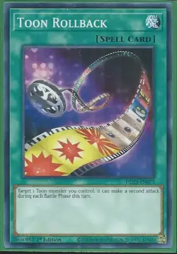 Yugioh - Toon Rollback - 1st Edition Card - Image 1