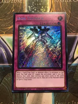 *** IRON THUNDER *** 1ST EDITION SECRET RARE PHNI-EN080 YUGIOH! - Image 1
