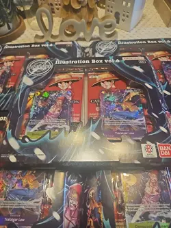 One Piece TCG Illustration Box Vol 6 - (5) Sealed Boxes - Image 2