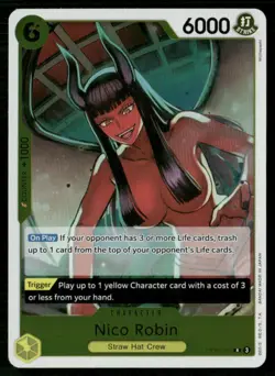 2024 Emperors in the New World Nico Robin Character / Yellow/Straw Hat Crew - Image 1