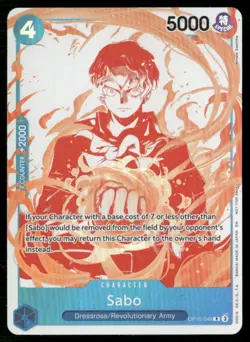 2025 Royal Blood Sabo Character / Blue/Dressrosa/Revolutionary Army #OP10-049 - Image 1
