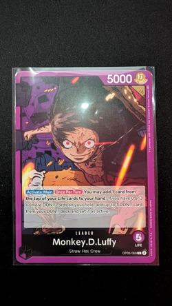 Monkey.D.Luffy OP05-060 L One Piece Card Game Awakening of the New Era NM ENG - Image 1