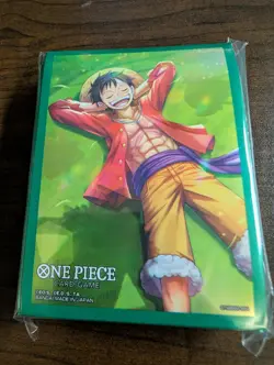 Monkey D Luffy One Piece Card Official TCG 70 Sleeves START DECK EX GEAR5/A2 - Image 1