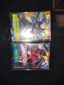 One Piece Sealed Promo Cards. Roronoa Zoro Op07-113 And Dracule Mohawk St12-003 - Image 1