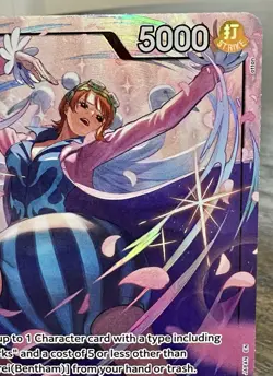 MR.2.BON.KUREI OP14-091 Alt Art English One Piece Card Bentham SR * Parallel 🔥 - Image 3
