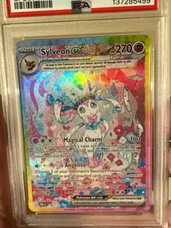 Pokemon TCG Prismatic Evolutions Sylveon EX Card 156/131 Sir Gem Mint PSA 10 - Image 1