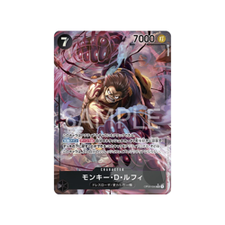 One Piece Card Game Monkey D. Luffy Alternative Art OP04-090 Mint - Japanese - Image 1