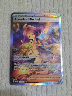 Acerola’s Mischief SIR English 183/132 Pokemon TCG Card - Image 1