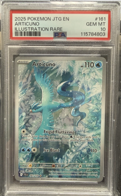 Pokemon Articuno Holo Card 161/159 SV09 Journey Together IR PSA 10 - Image 1