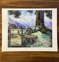 MTG✨Artist Signed NATURE’S LORE Art Print/Card✨ MINT SORCERY Terese Nielsen Art - Image 1