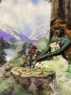 MTG✨Artist Signed NATURE’S LORE Art Print/Card✨ MINT SORCERY Terese Nielsen Art - Image 4