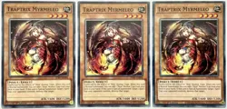 3 x SDBT-EN004 Traptrix Myrmeleo - Common 1st Edition Near Mint YuGiOh Cards - Image 1