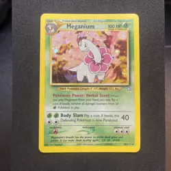 Meganium 10/111 Unlimited - Holo Rare Pokemon Card - Neo Genesis - LP - Image 1