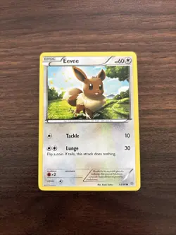 Pokemon TCG Eevee XY Ancient Origins 63/98 Regular Common Card NM - Image 1