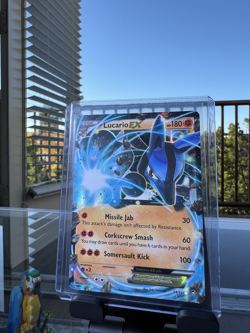Lucario EX - 54/111 - Pokemon Furious Fists XY Ultra Rare Card NM - Image 3