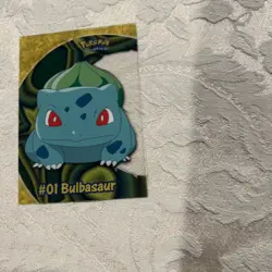1998 Topps Pokemon Cards,3 Die Cut,1 Clear,Bulbasaur, Ghastly, Gloom, Butterfree - Image 2