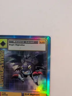 VINTAGE 1999 HOLO DemiDevimon ST-42s Digimon Card - Image 3