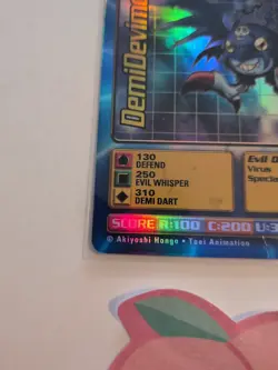 VINTAGE 1999 HOLO DemiDevimon ST-42s Digimon Card - Image 5