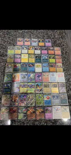 POKEMON TCG 152 CARD LOT TOTAL RARE PIKACHU UMBREON CHARIZARD MORE - Image 1
