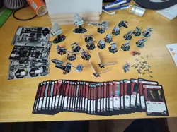 Star Wars PocketModel TCG Ships and Cards Lot - Image 1