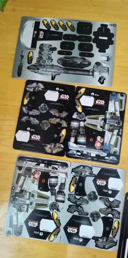 Star Wars PocketModel TCG Ships and Cards Lot - Image 3