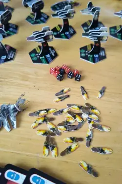 Star Wars PocketModel TCG Ships and Cards Lot - Image 4