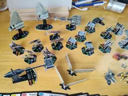 Star Wars PocketModel TCG Ships and Cards Lot - Image 5