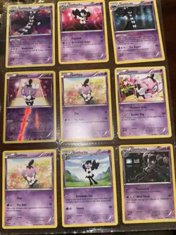 x9 Gothita Gothorita Gothitelle Pokemon Card Lot Mixed Sets Different Artwork - Image 1