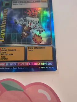 Candlemon ST-41S, Vintage Series 1 Starter Bandai Digimon Card, Foil, Rare - Image 5