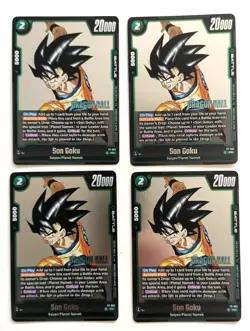Son Goku FP-062 Release Event 4 Card Foil Promo Playset - Image 1