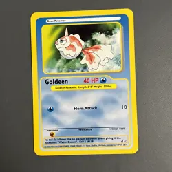 Goldeen Funskool Pokemon Card 2004 India #118 d02 Light Play - Image 1
