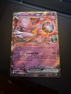 SV10: Destined Rivals Team Rocket's Mewtwo ex #081/182 Pokemon Card - Image 1