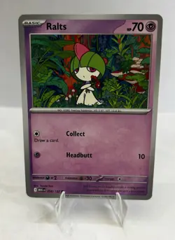 Ralts 058/132 Mega Evolution Pokemon Card - Common - Image 1