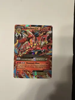 Pokemon TCG Mega Blaziken EX Mega Rare Card XY86 PROMO LP-/MP+ - Image 1