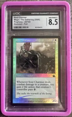 CGC 8.5 FOIL Soul Charmer Prophecy Magic the Gathering MTG - Image 1