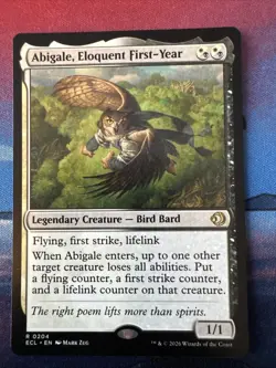 Abigale, Eloquent First-Year 204 Lorwyn Eclipsed Normal NM - Image 1