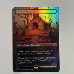 MTG - Blood Crypt (Borderless) Lorwyn Eclipsed FOIL ECL 0349 - NM - Image 1