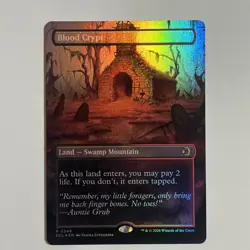 MTG - Blood Crypt (Borderless) Lorwyn Eclipsed FOIL ECL 0349 - NM - Image 2