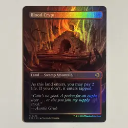 MTG - Blood Crypt (Borderless) Lorwyn Eclipsed FOIL ECL 0349 - NM - Image 3